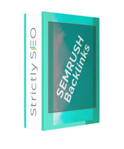 SEMRUSH Backlinks - Strictly Digital